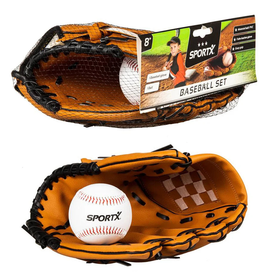 SportX Baseball Glove and Ball - TOYBOX Toy Shop