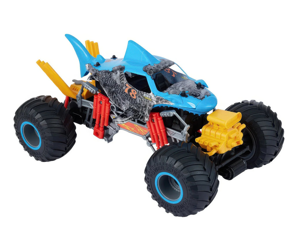 Spraying 'Smoking Shark' Off-Road Remote Controlled RC Muscle Monster Truck - TOYBOX Toy Shop