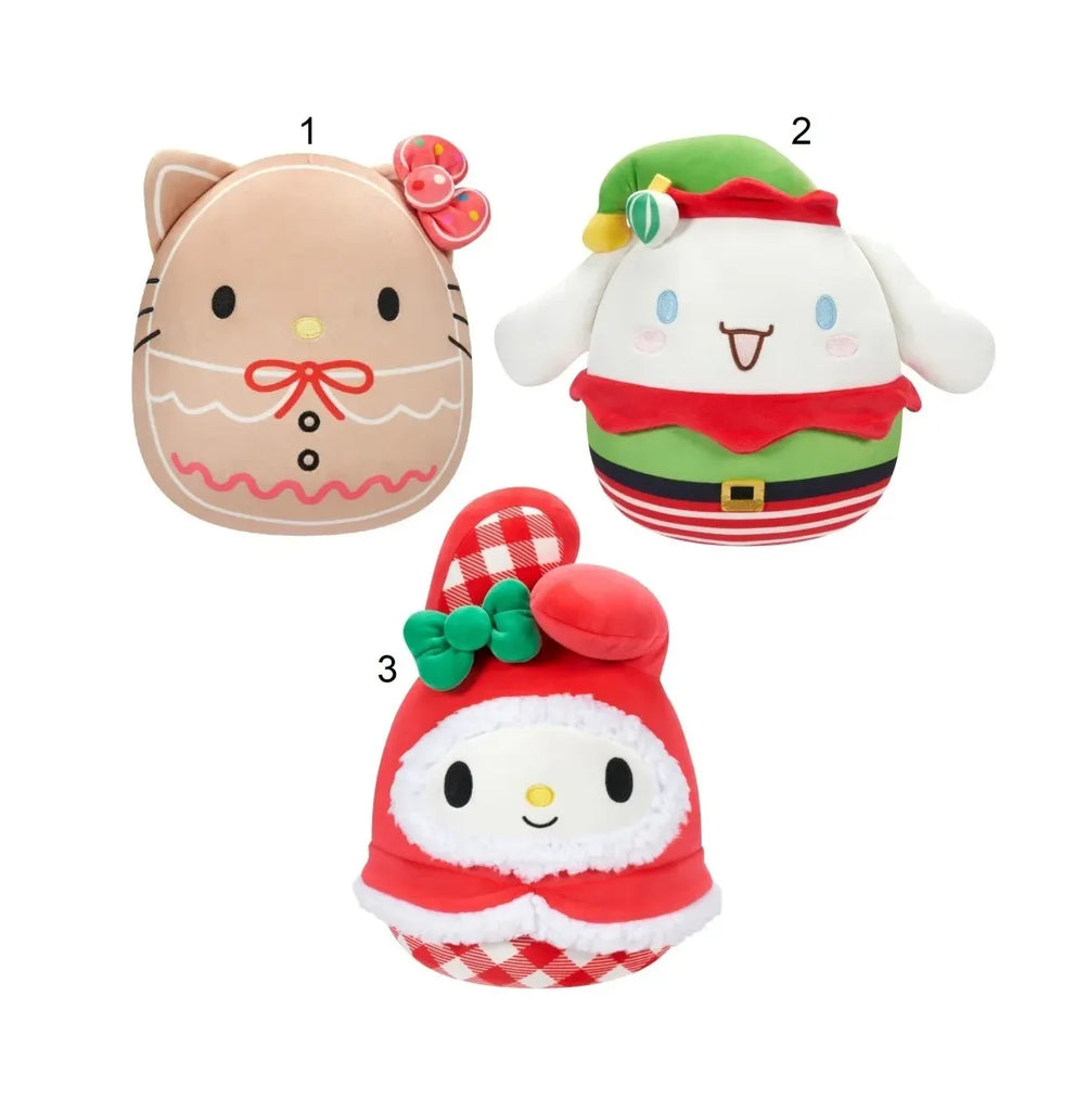 Squishmallows Sanrio Xmas Christmas Plush 25cm - Assorted - TOYBOX Toy Shop