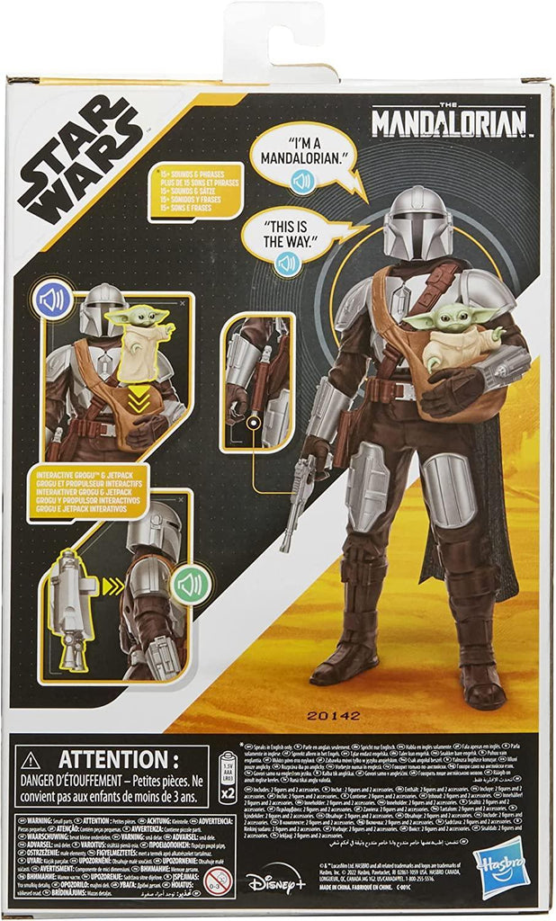 Star Wars Galactic Action The Mandalorian & Grogu - TOYBOX Toy Shop