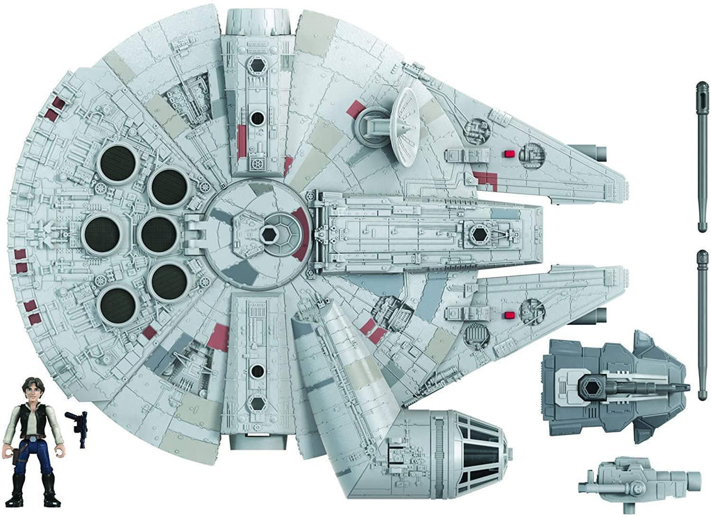 Star Wars Mission Fleet Han Solo Millennium Falcon & Vehicle - TOYBOX Toy Shop