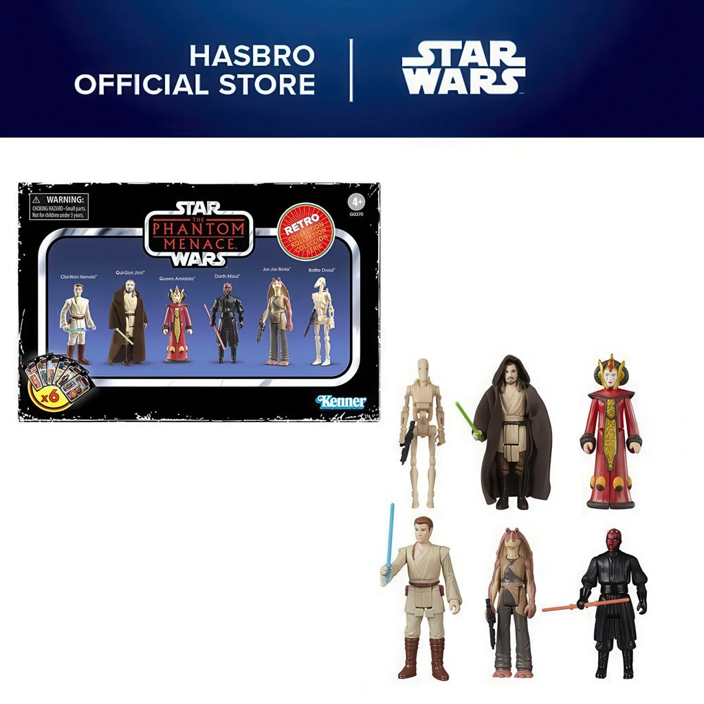 STAR WARS Retro Collection: The Phantom Menace Figure Multipack - TOYBOX Toy Shop