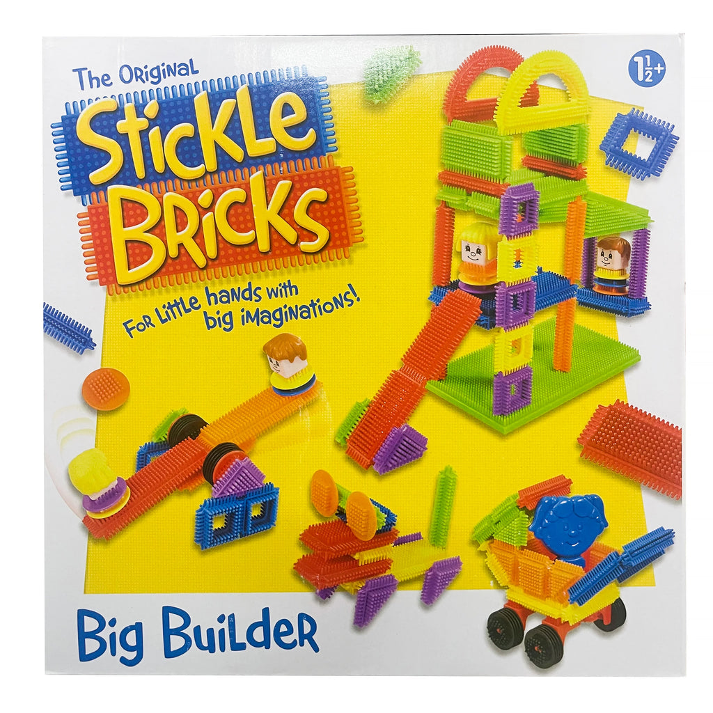 Stickle Bricks Big Builder Construction Set 125 Pieces - TOYBOX Toy Shop