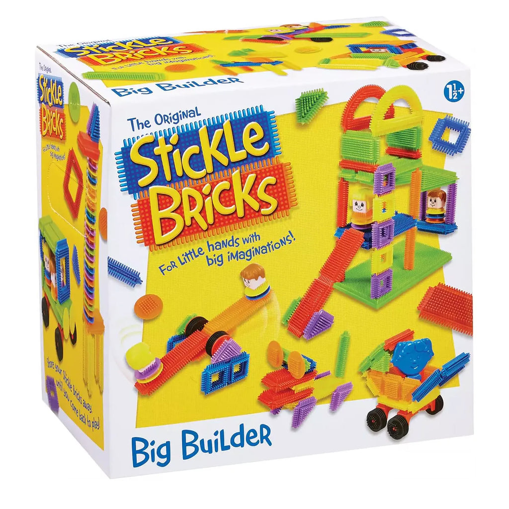 Stickle Bricks Big Builder Construction Set 125 Pieces - TOYBOX Toy Shop