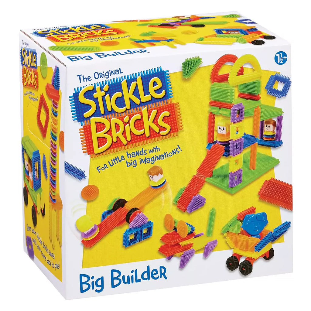 Stickle Bricks Big Builder Construction Set 125 Pieces - TOYBOX Toy Shop