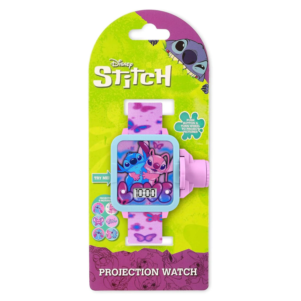 Stitch Angel Pink Adjustable Digital Projection Watch - TOYBOX Toy Shop