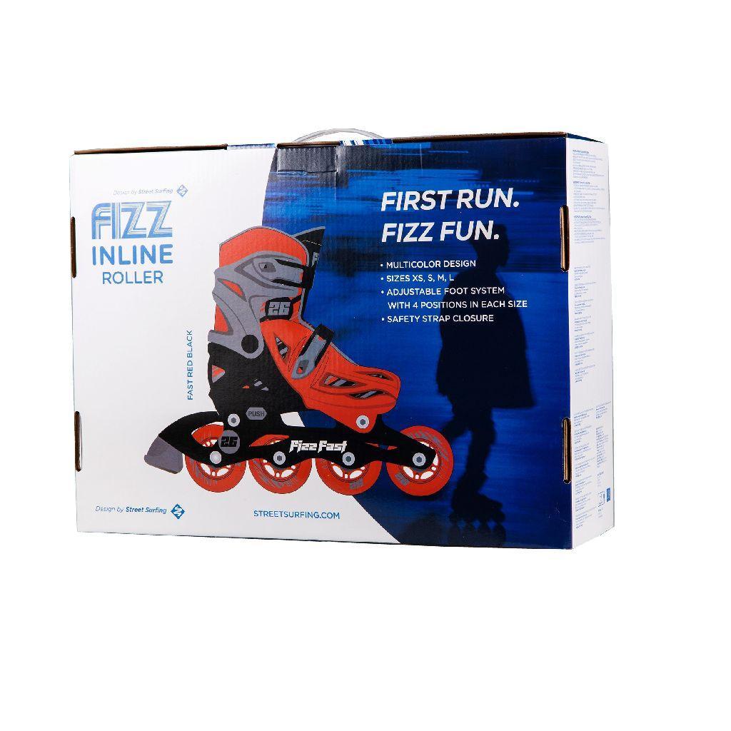 Street Surfing Fizz 4 Wheel Inline Roller Skates - Size 31-34 - TOYBOX Toy Shop