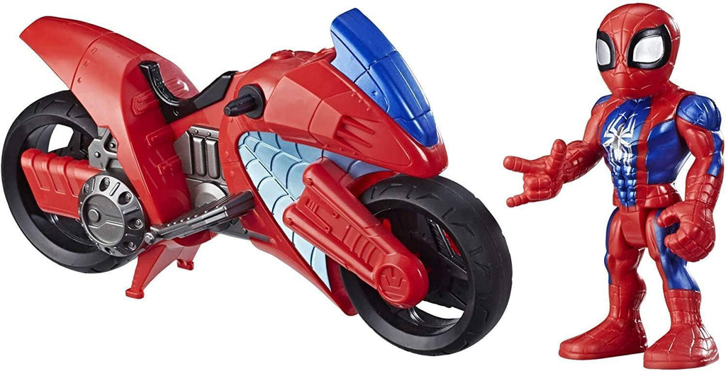 Super Hero Adventures Sha Mega Mini Motorcycle Spiderman - TOYBOX Toy Shop