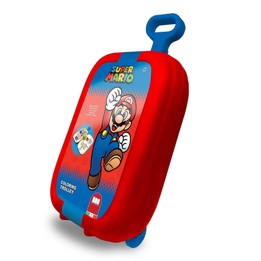 SUPER MARIO Artists Colouring & Stamps Trolley - TOYBOX Toy Shop