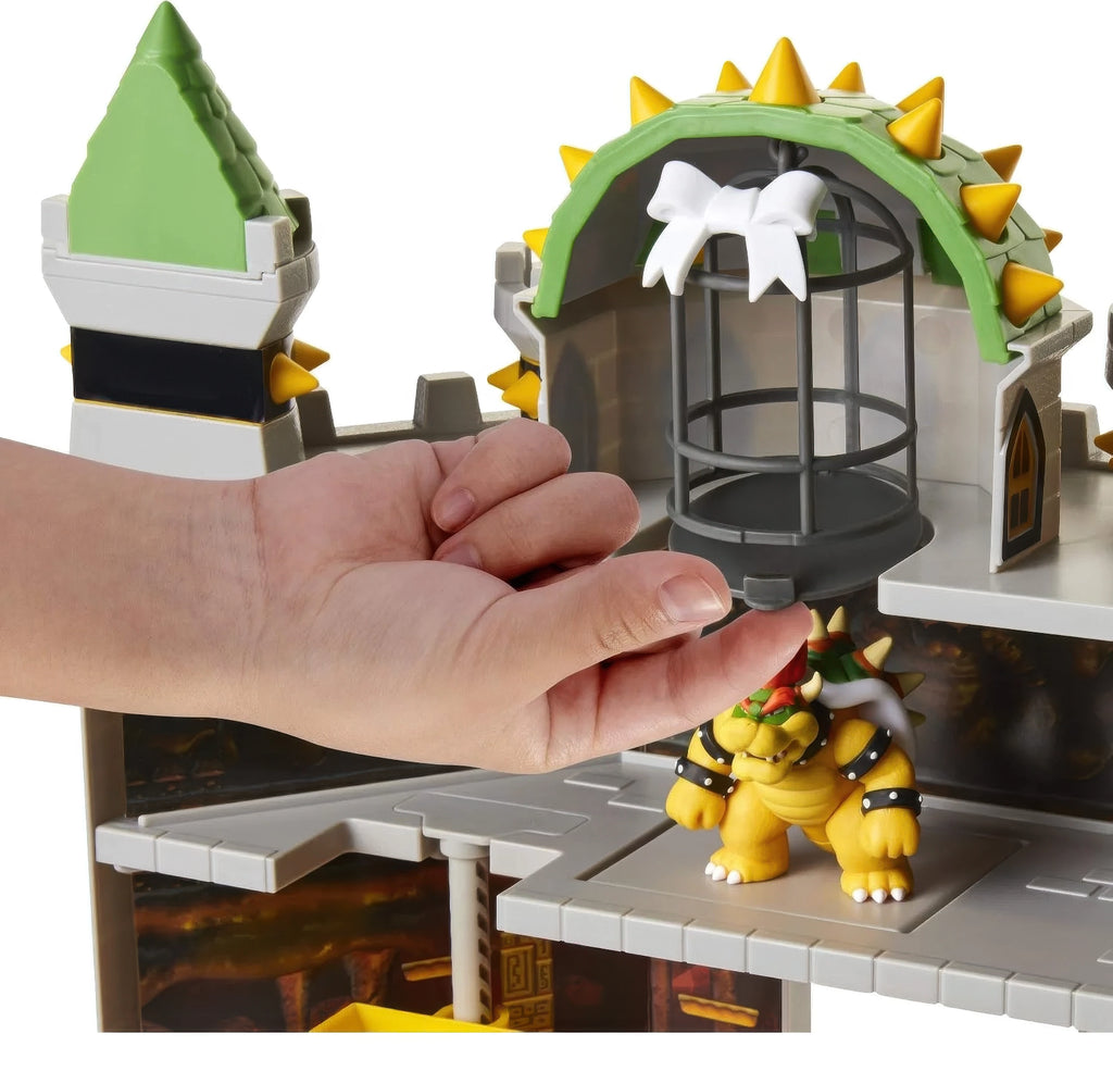 Super Mario Bros Deluxe Bowser's Castle Playset - TOYBOX Toy Shop