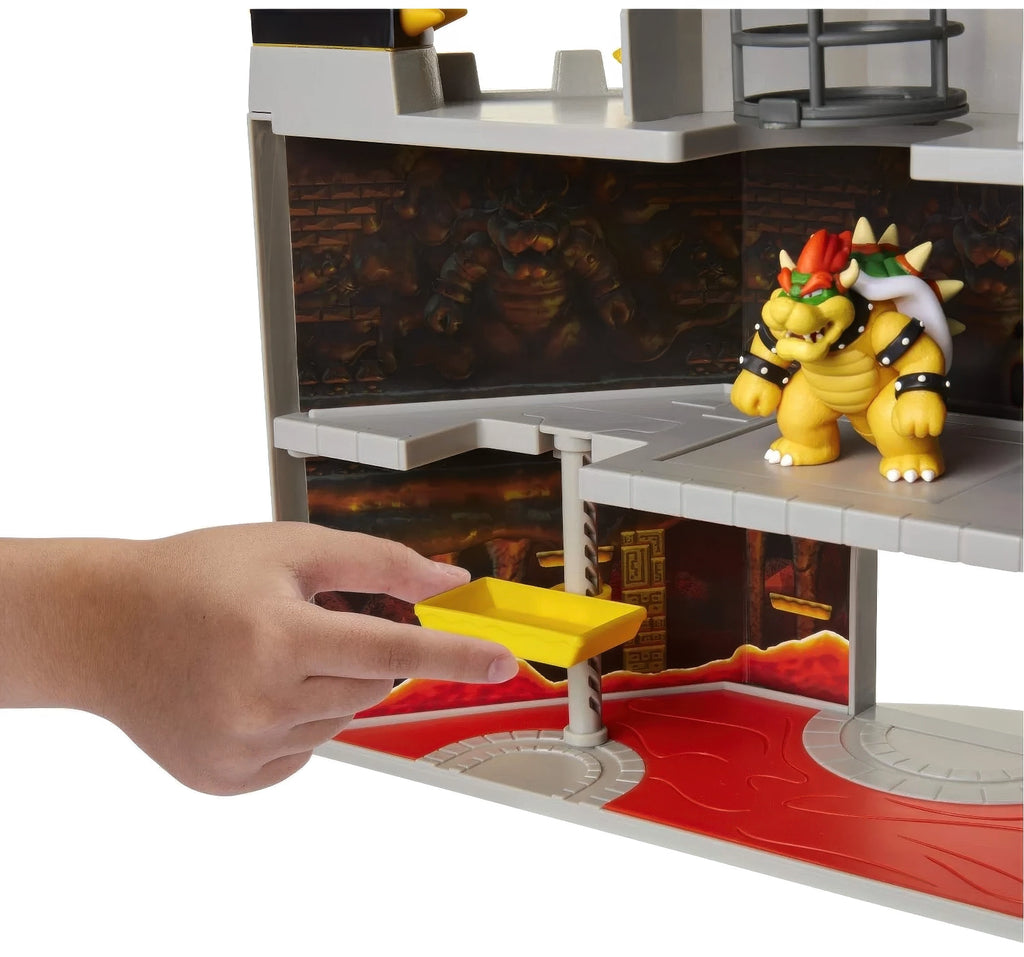 Super Mario Bros Deluxe Bowser's Castle Playset - TOYBOX Toy Shop