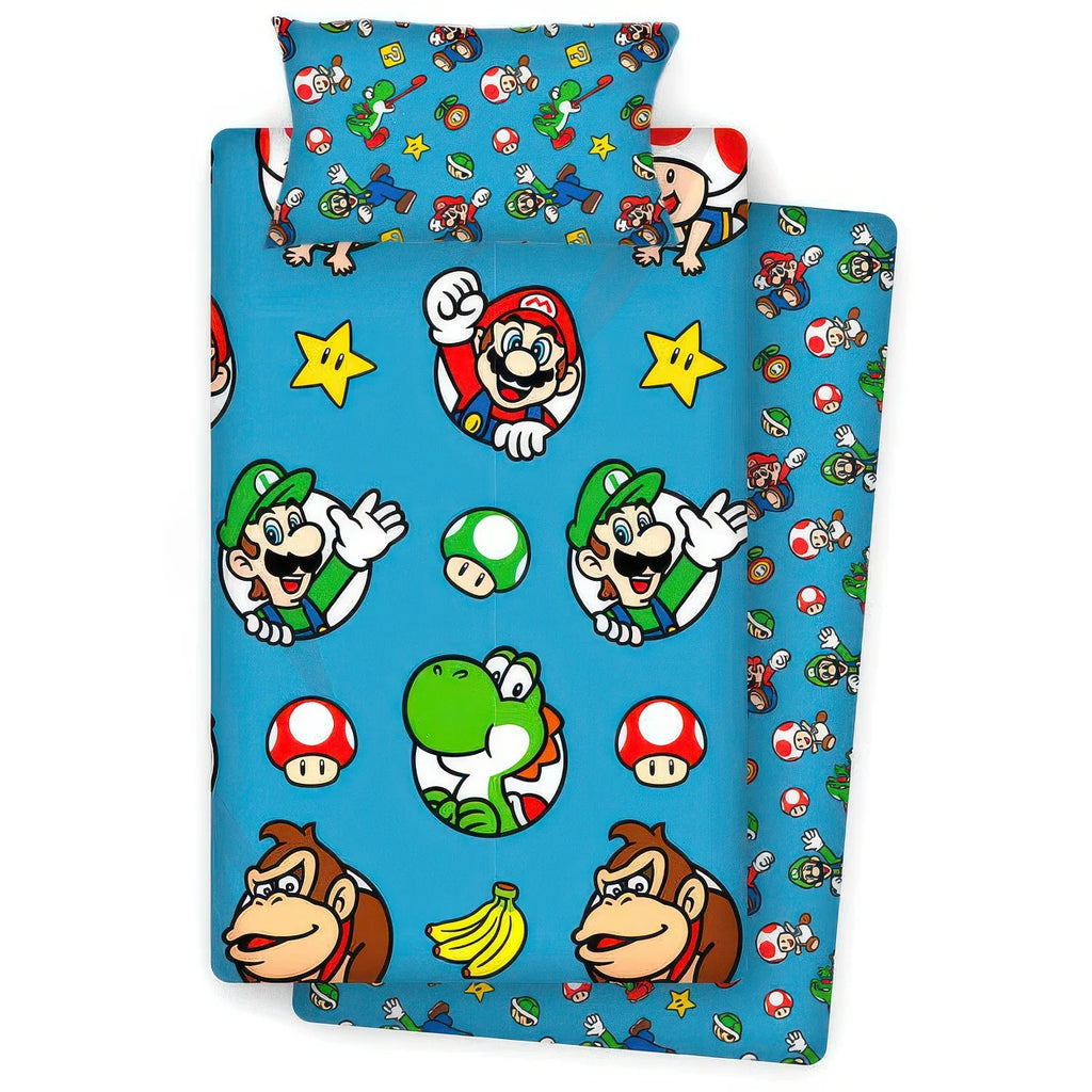 Super Mario Bros Sheets Set Bed 90cm - TOYBOX Toy Shop