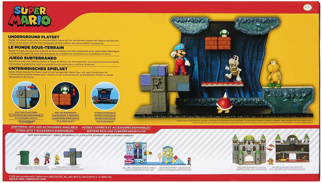 Super Mario JPA40427 Underground Game Set - TOYBOX Toy Shop