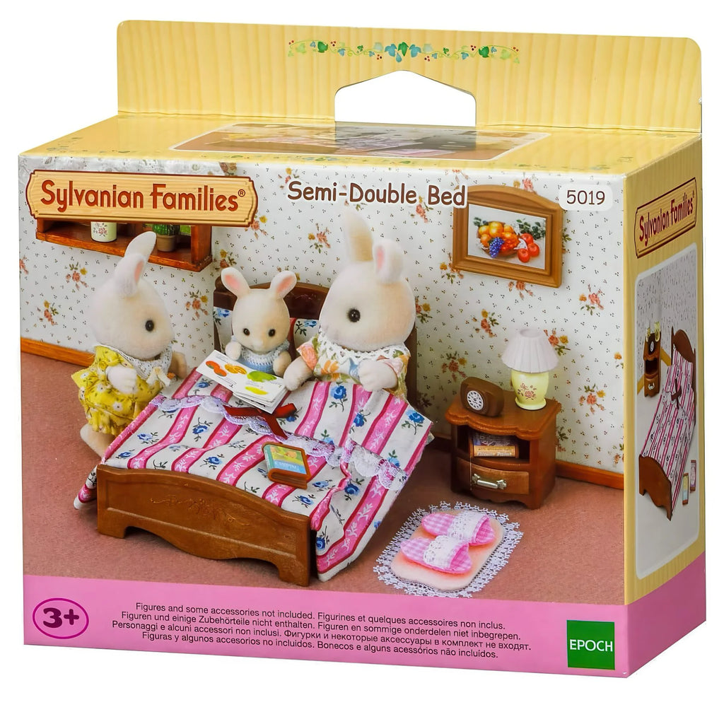 Sylvanian Families 5019 Semi-Double Bed - TOYBOX Toy Shop