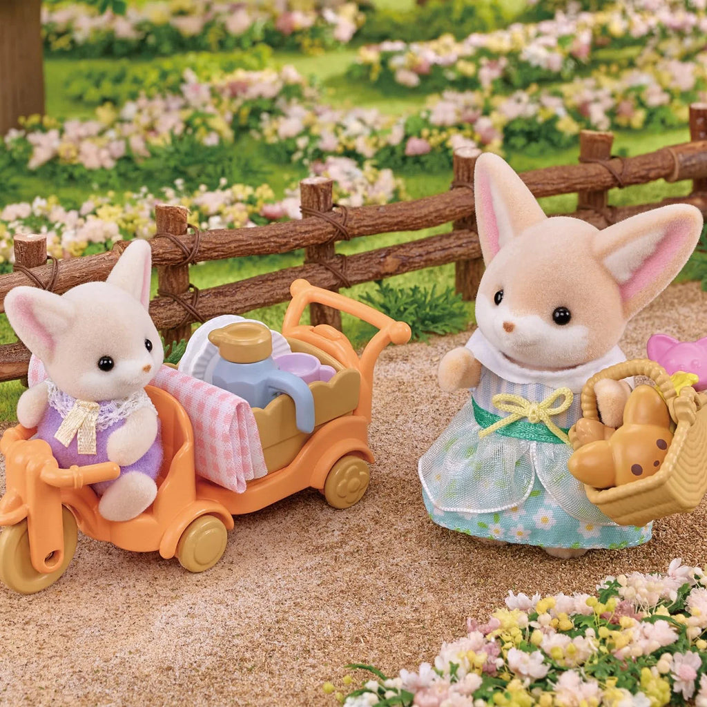 Sylvanian Families Sunny Picnic Set - Fennec Fox Sister & Baby - TOYBOX Toy Shop