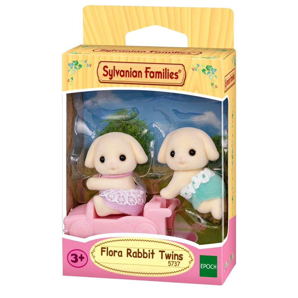 Sylvanian Families Flora Rabbit Twins - TOYBOX Toy Shop