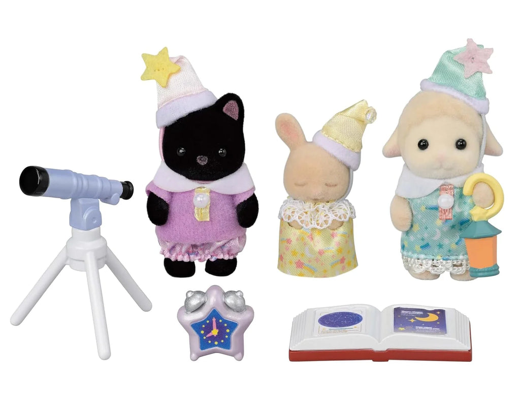 Sylvanian Families Nursery Friends - Sleepover Party Trio Figures - TOYBOX Toy Shop