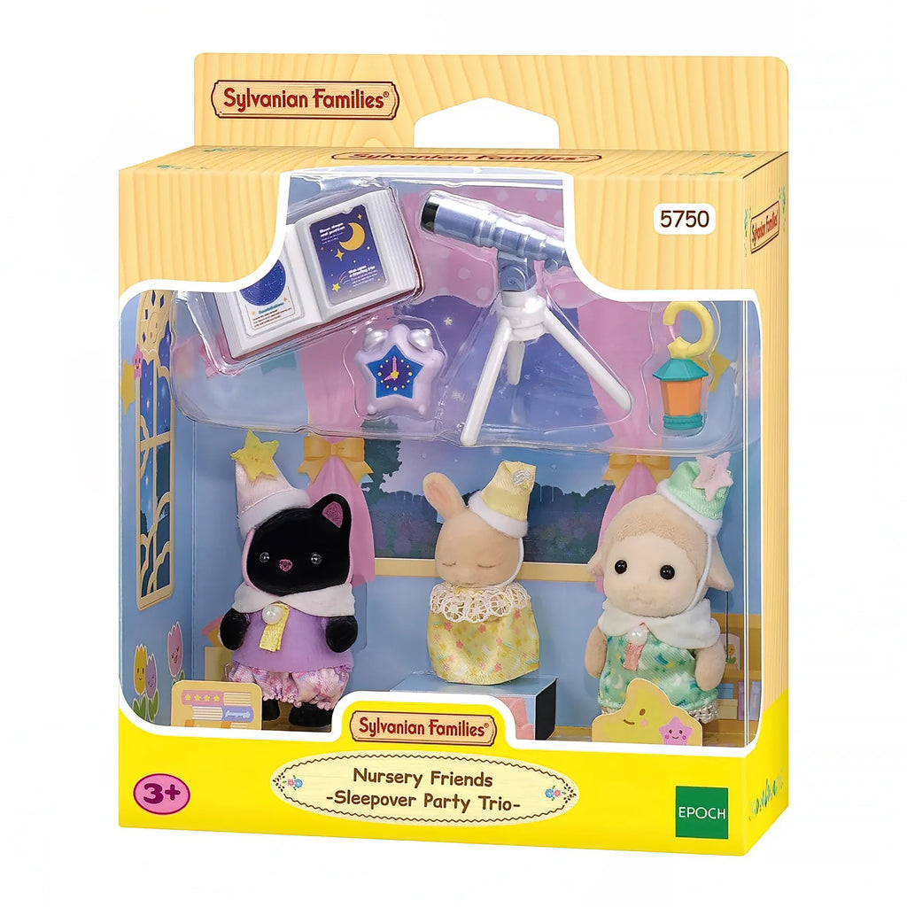 Sylvanian Families Nursery Friends - Sleepover Party Trio Figures - TOYBOX Toy Shop