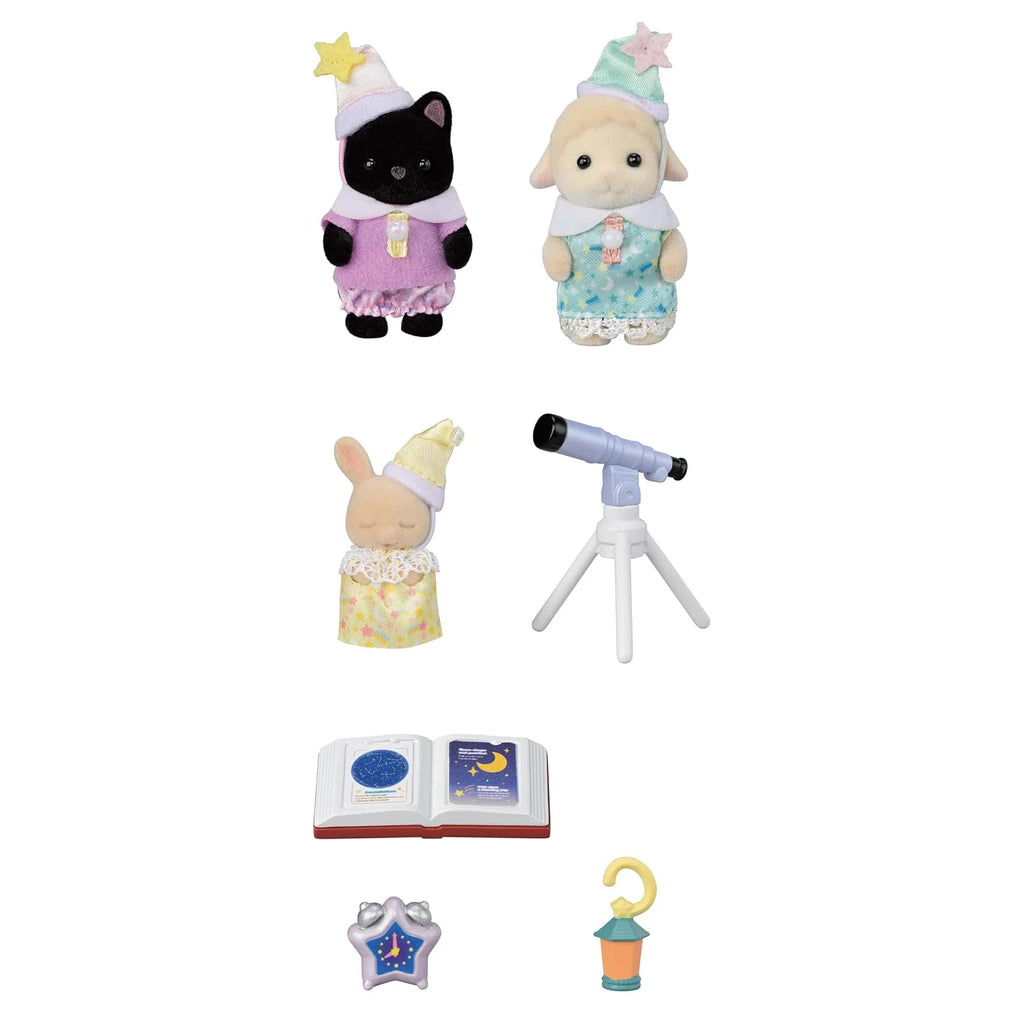 Sylvanian Families Nursery Friends - Sleepover Party Trio Figures - TOYBOX Toy Shop