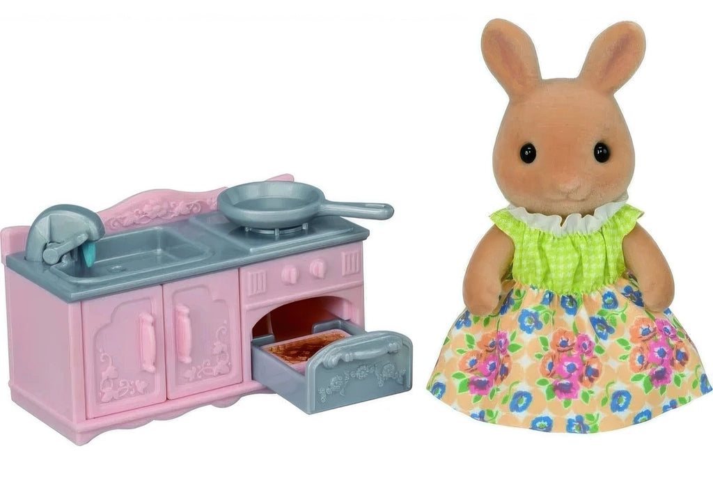 Sylvanian Families Sunny Rabbit Mother's Cooking Set - TOYBOX Toy Shop