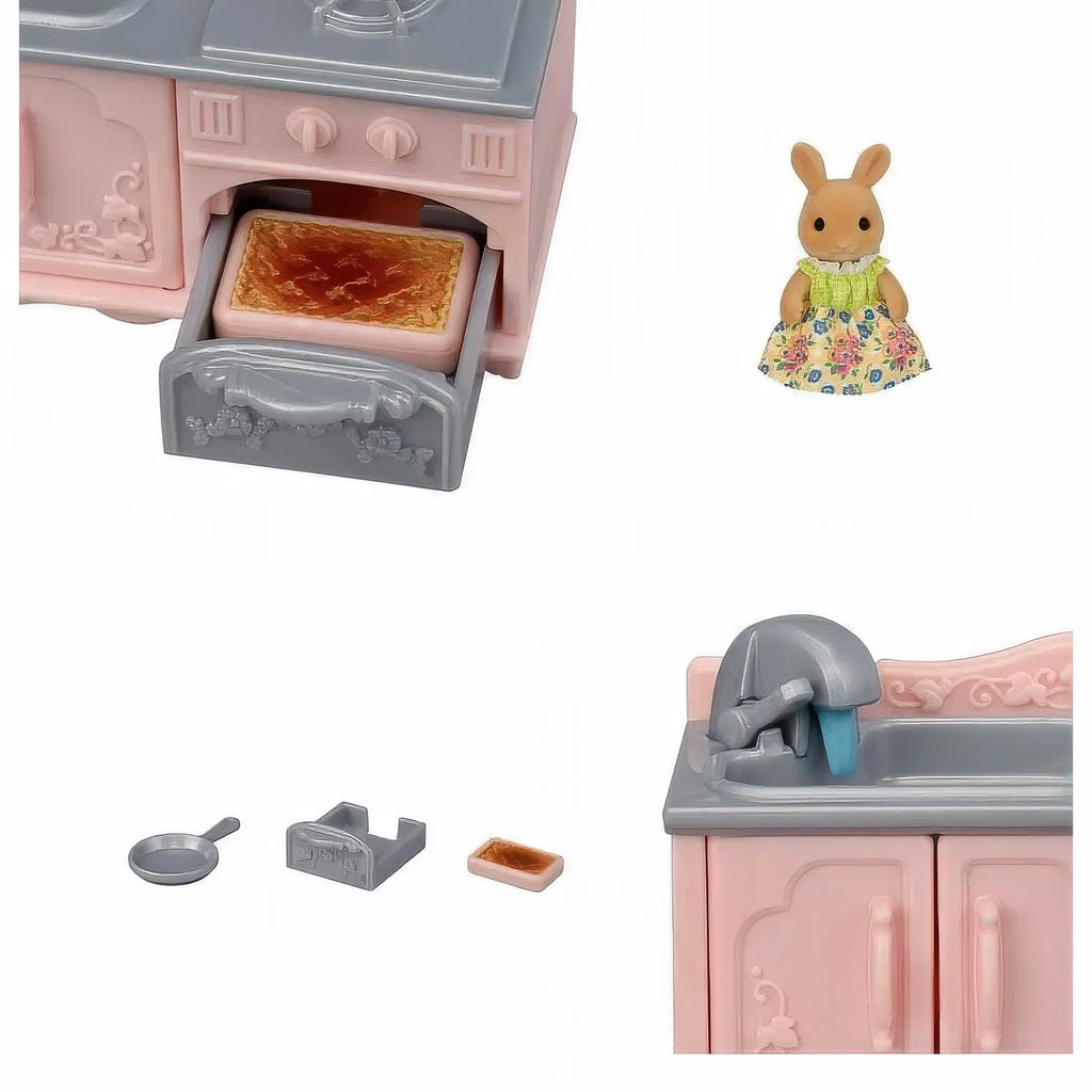 Sylvanian Families Sunny Rabbit Mother's Cooking Set - TOYBOX Toy Shop