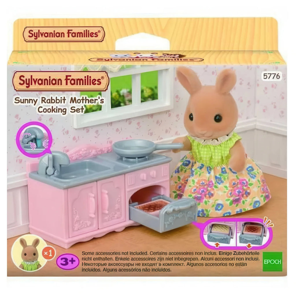 Sylvanian Families Sunny Rabbit Mother's Cooking Set - TOYBOX Toy Shop