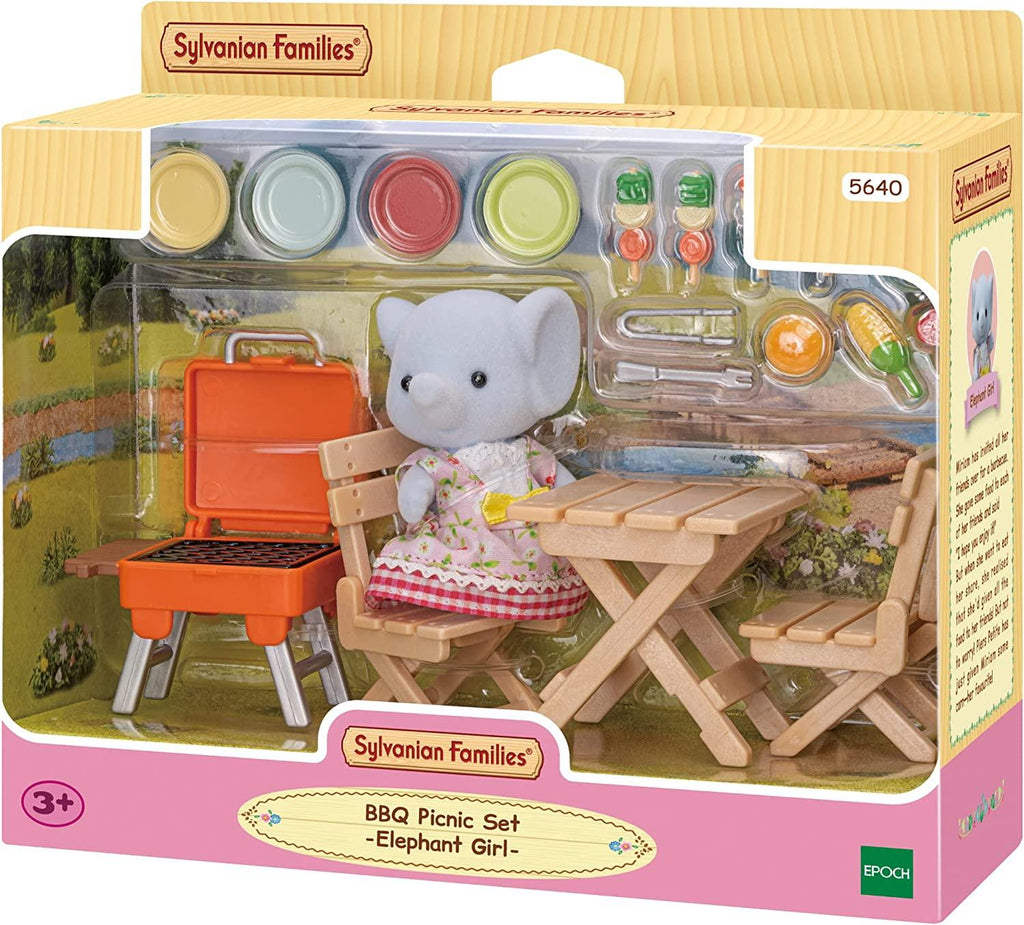 Sylvanian Families BBQ Picnic Set - Elephant Girl - TOYBOX Toy Shop