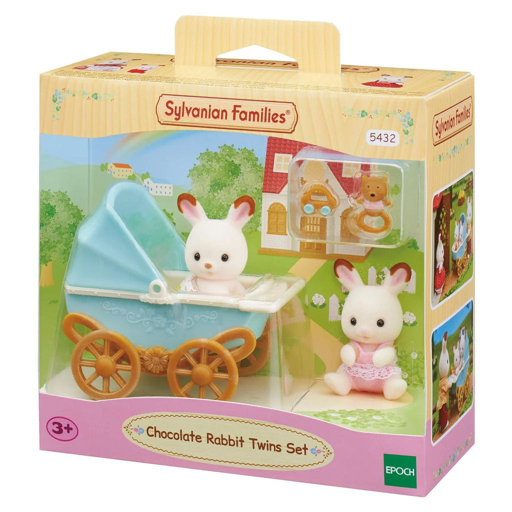 Sylvanian Families Chocolate Rabbit Twins Set - TOYBOX Toy Shop