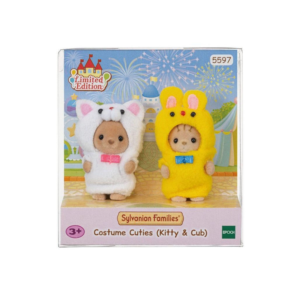 Sylvanian Families Costume Cuties - Kitty & Cub - TOYBOX Toy Shop