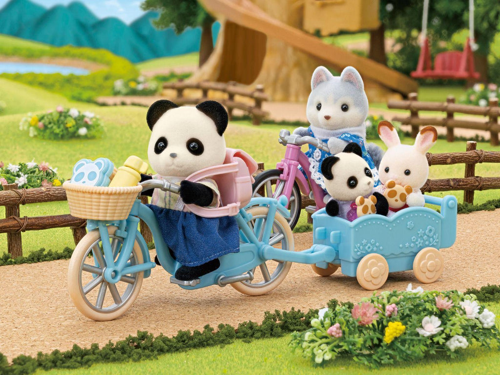 Sylvanian Families Cycle & Skate Set - Panda Girl - TOYBOX Toy Shop