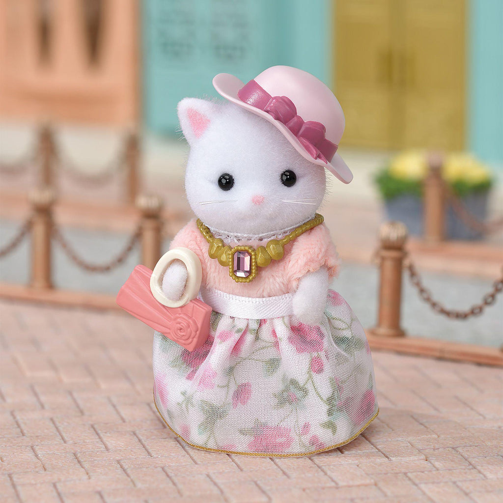 Sylvanian Families Fashion  Town Girl - Persian Cat - TOYBOX Toy Shop