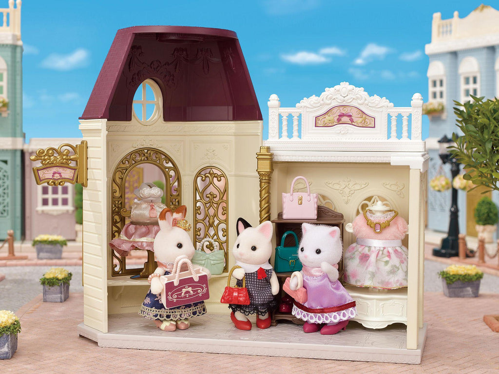 Sylvanian Families Fashion  Town Girl - Persian Cat - TOYBOX Toy Shop