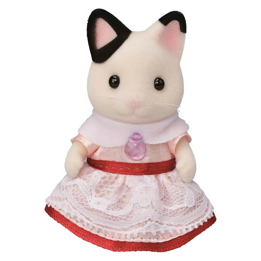 Sylvanian Families Party Time Playset - Tuxedo Cat Girl - TOYBOX Toy Shop