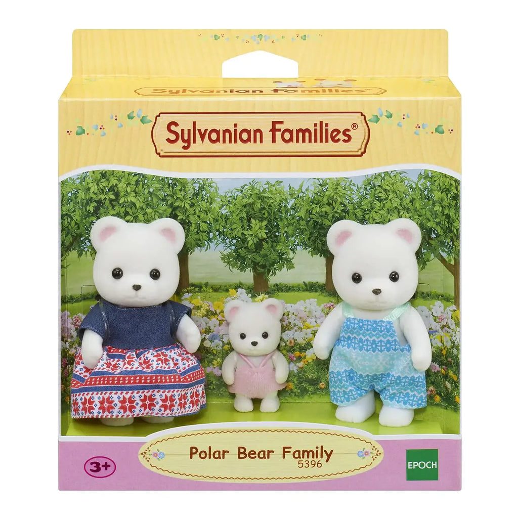 Sylvanian Families Polar Bear Family (3 figures) - TOYBOX Toy Shop