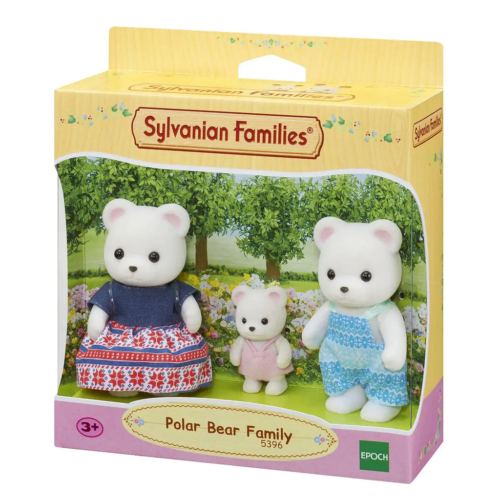 Sylvanian Families Polar Bear Family (3 figures) - TOYBOX Toy Shop