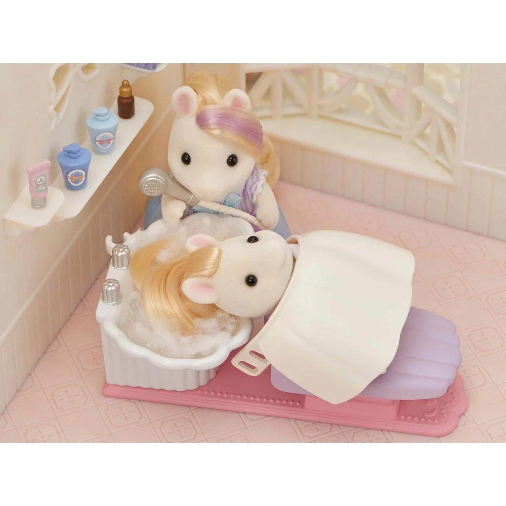 Sylvanian Families Pony's Stylish Hair Salon - TOYBOX Toy Shop