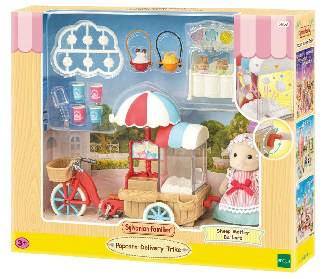 Sylvanian Families Popcorn Delivery Trike Playset - TOYBOX Toy Shop