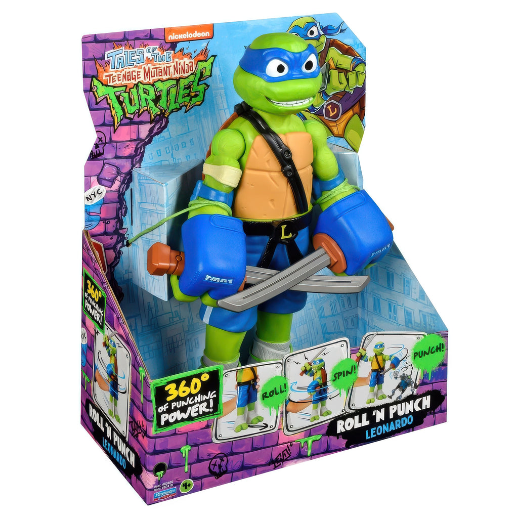 Tales of Teenage Mutant Ninja Turtles Roll 'n Punch Leonardo Figure - TOYBOX Toy Shop