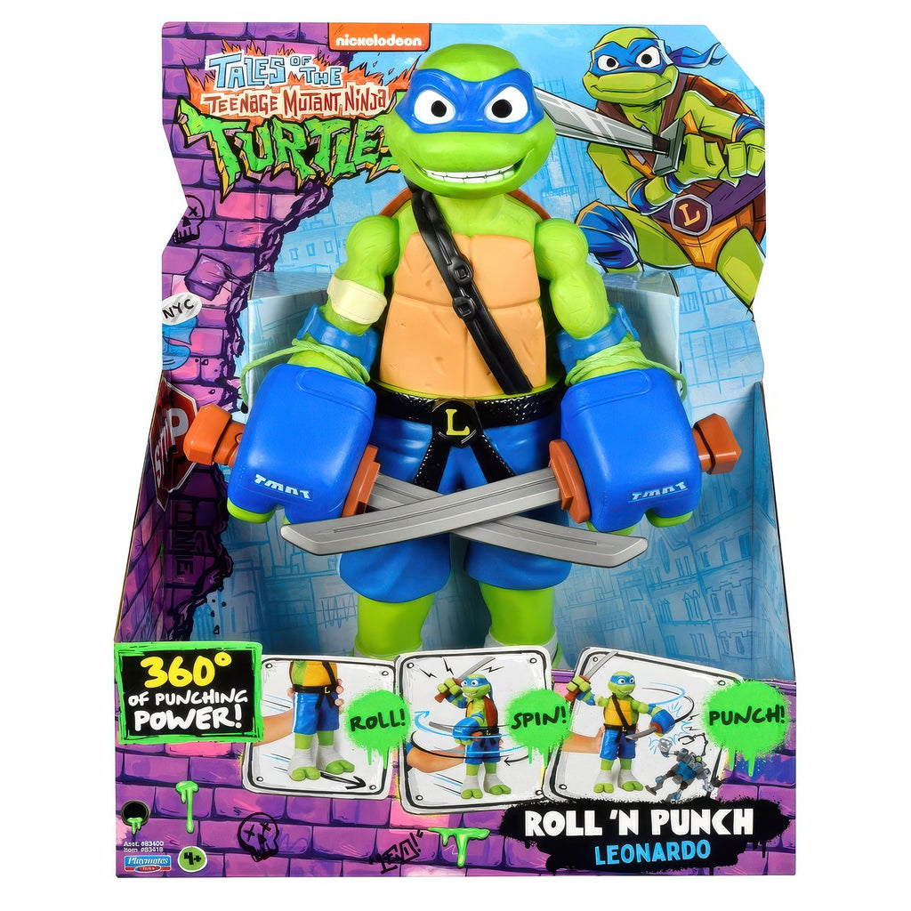 Tales of Teenage Mutant Ninja Turtles Roll 'n Punch Leonardo Figure - TOYBOX Toy Shop