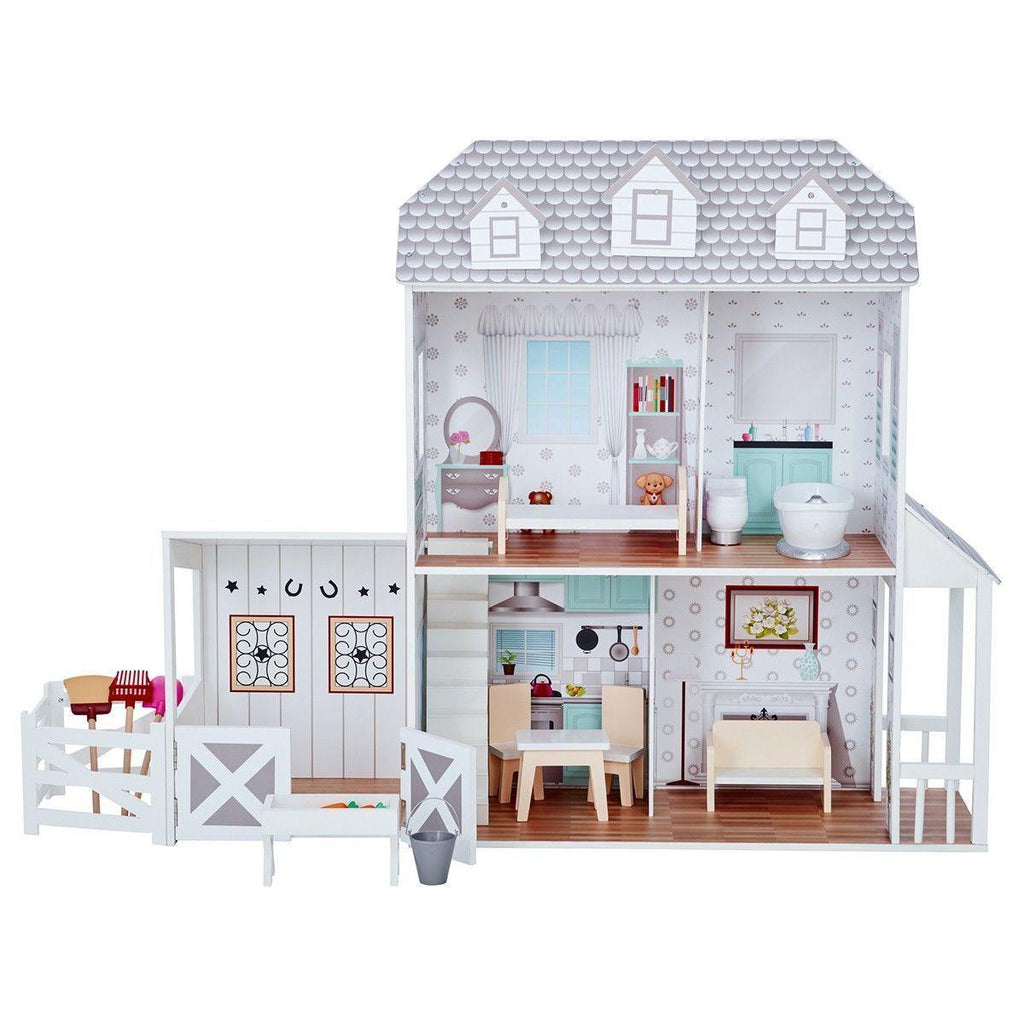Teamson TD-12901A Dreamland Farm House Dolls House - TOYBOX Toy Shop