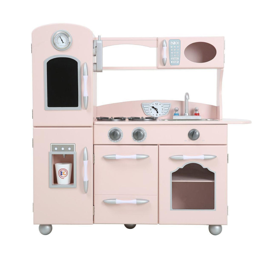 Teamson USA Little Chef Westchester Retro Play Kitchen - Pink - TOYBOX Toy Shop