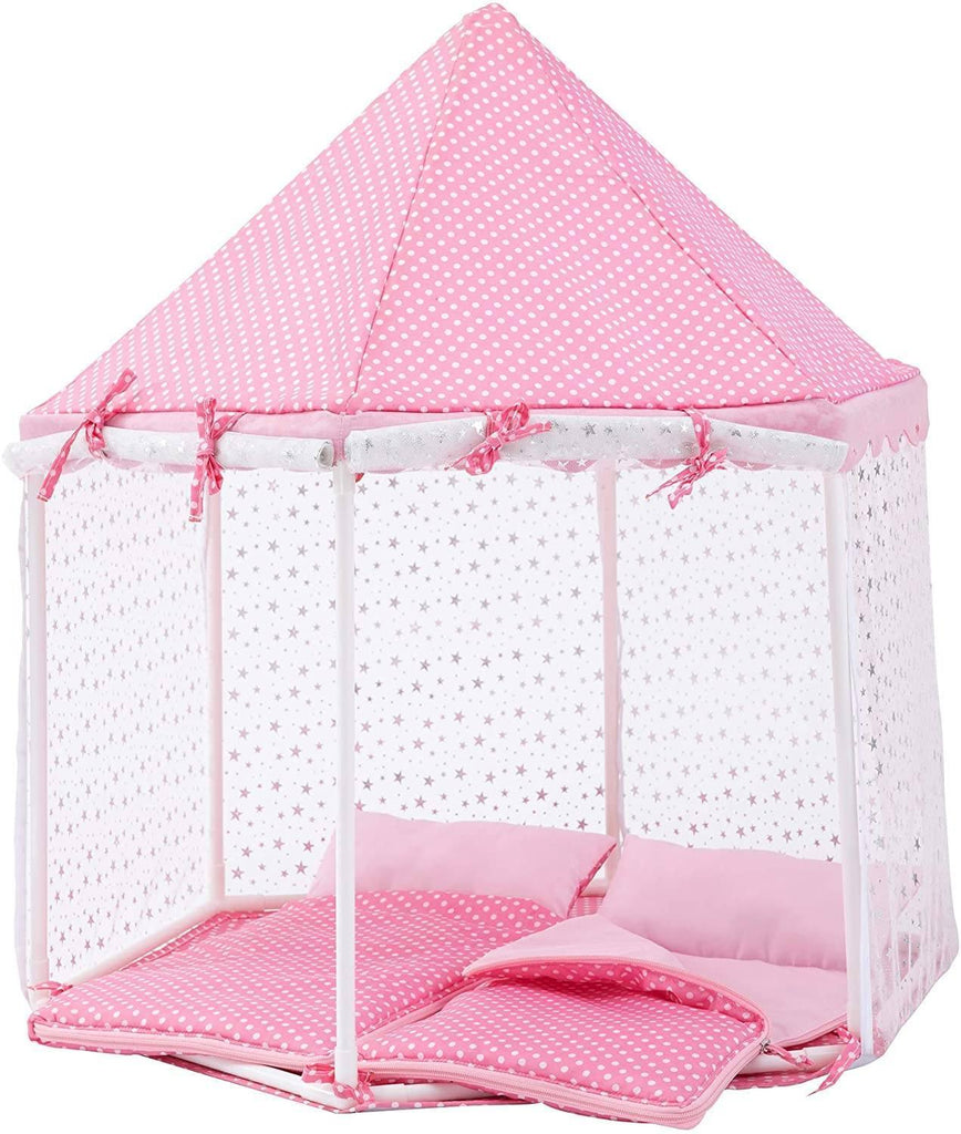 Teamson USA TD-13029A Olivia's Little World TD-13029A Dolls Tent with Sleeping Bags Pink - TOYBOX Toy Shop