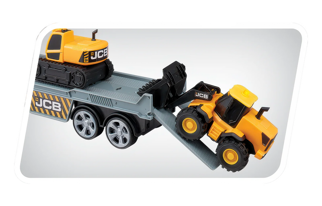 Teamsterz JCB Light & Sound Construction Transporter - TOYBOX Toy Shop