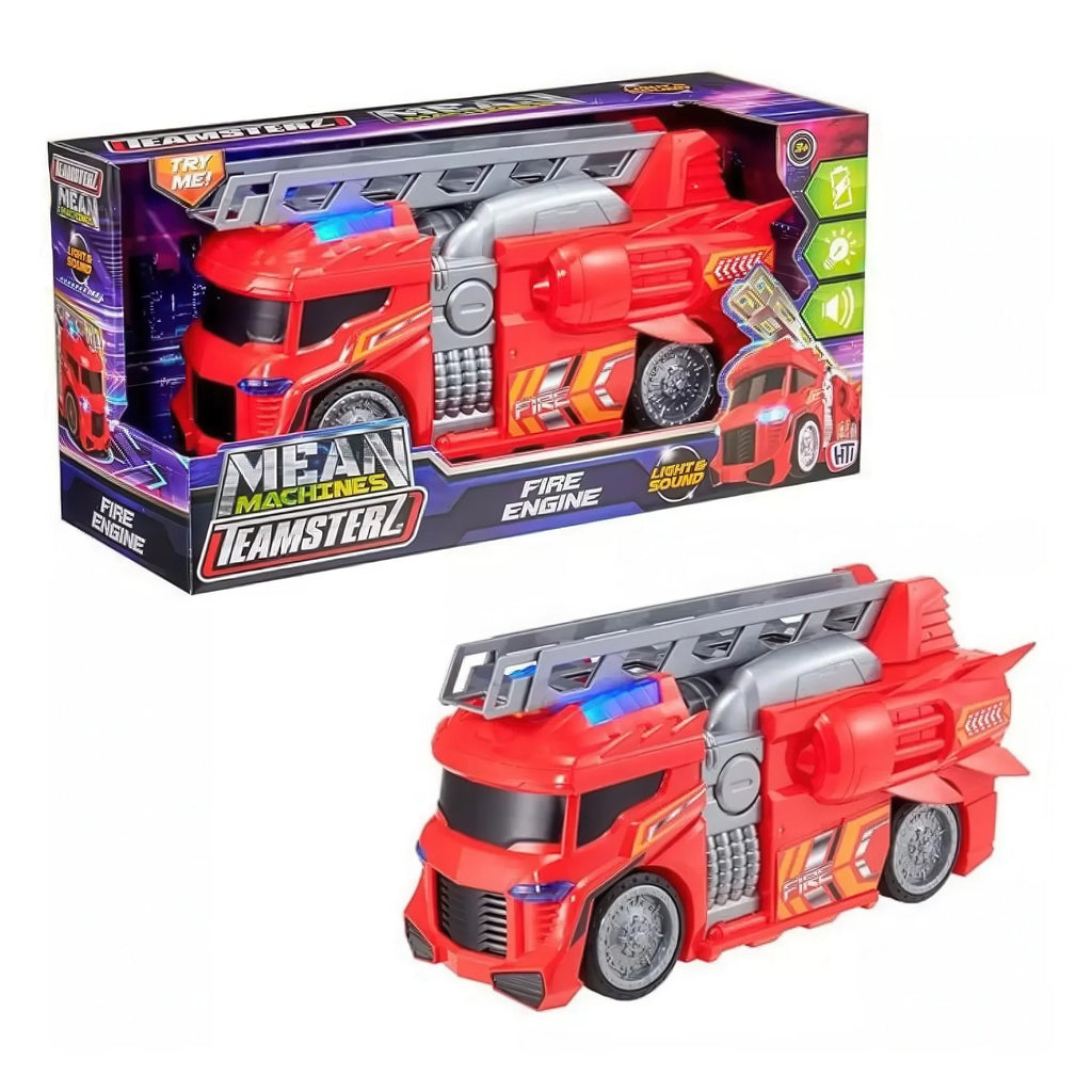 Teamsterz Mean Machines Light & Sounds Fire Engine - TOYBOX Toy Shop