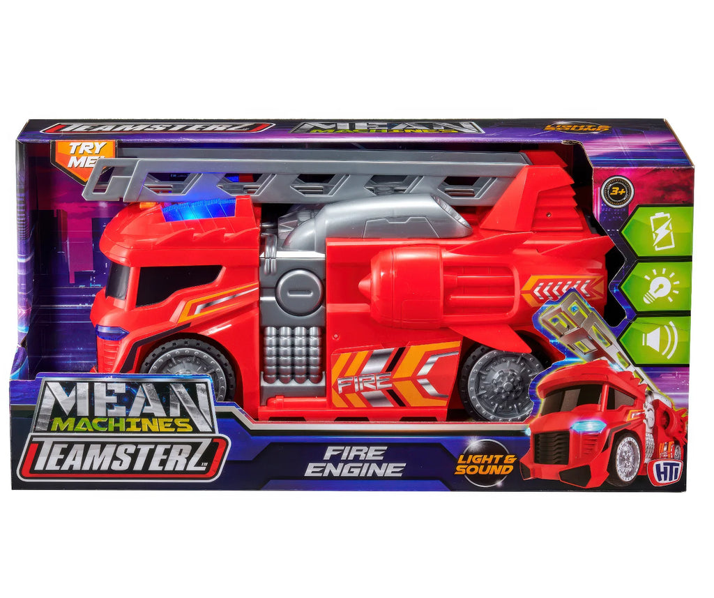 Teamsterz Mean Machines Light & Sounds Fire Engine - TOYBOX Toy Shop