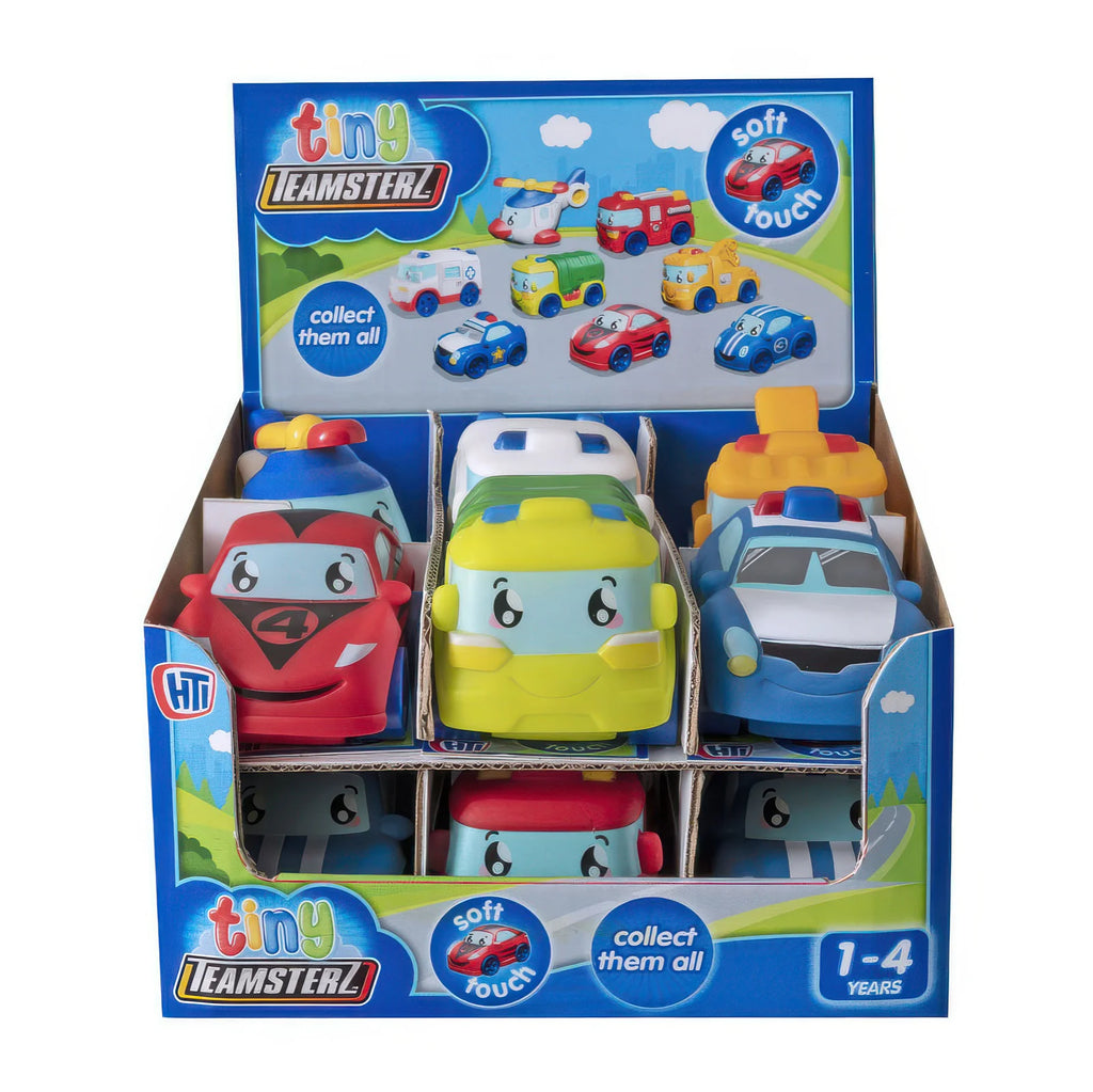 TEAMSTERZ Tiny Soft Touch Vehicles - Assorted - TOYBOX Toy Shop