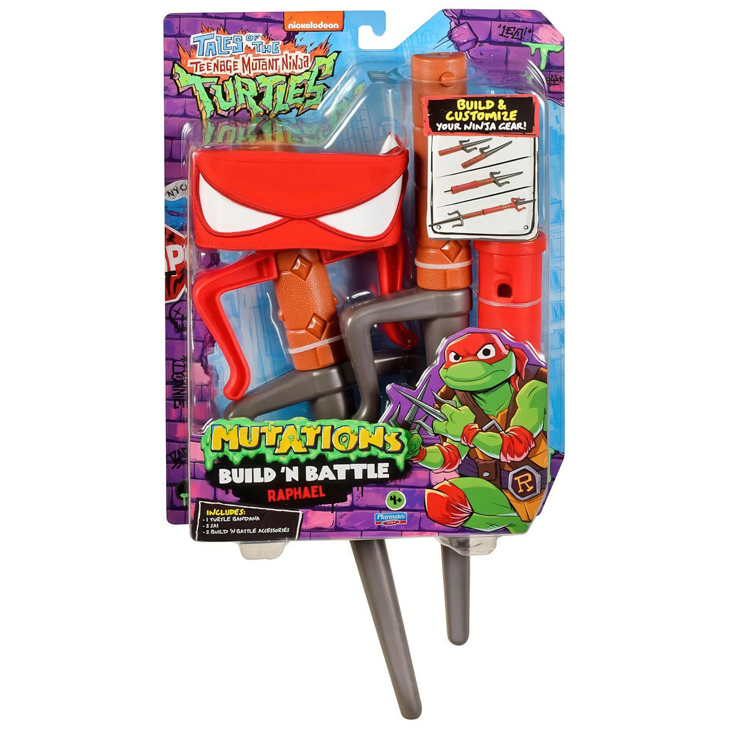 Teenage Mutant Ninja Turtles Mutation Build 'N Battle Raphael's Weapons - TOYBOX Toy Shop