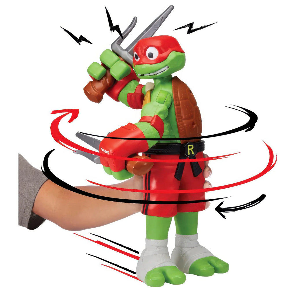 Teenage Mutant Ninja Turtles Tales of Giant Roll 'N Punch Raphael Figure - TOYBOX Toy Shop