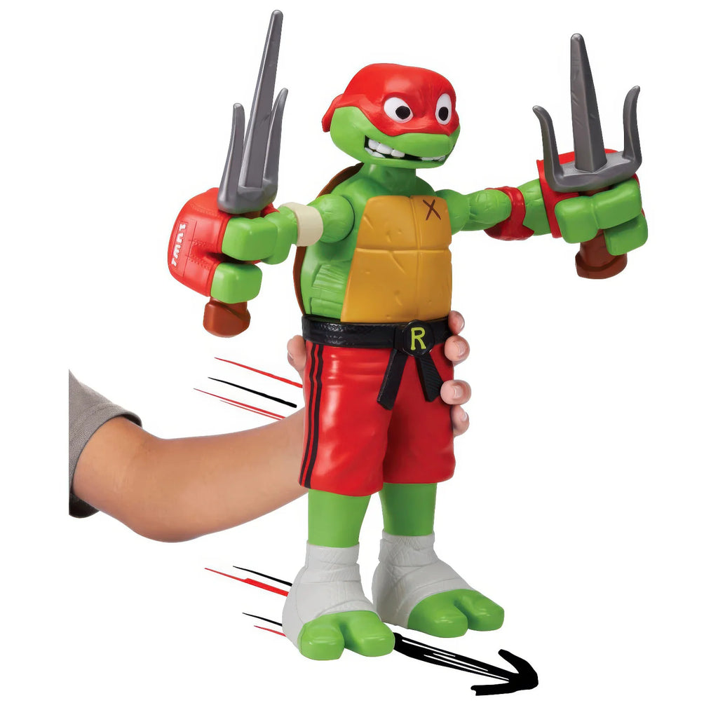 Teenage Mutant Ninja Turtles Tales of Giant Roll 'N Punch Raphael Figure - TOYBOX Toy Shop