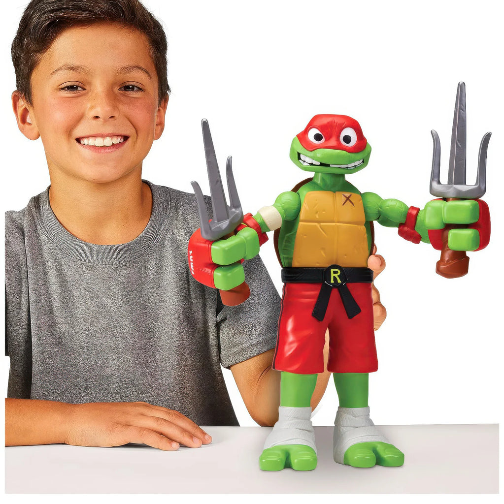 Teenage Mutant Ninja Turtles Tales of Giant Roll 'N Punch Raphael Figure - TOYBOX Toy Shop